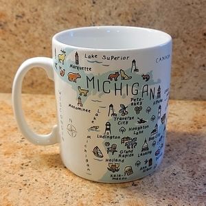 Michigan mug 222 FIFTH 24 oz Brand New!